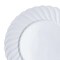 Smarty Had A Party 10.25" White Flair Plastic Dinner Plates (144 Plates), 144PK 210W-CASE - alternate 1